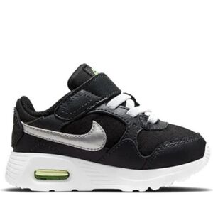 Nike Kids Black and Silver Sneakers